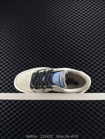 Jordan Air Jordan 1 Low Travis Scott Reverse Mocha Givenchy Custom Sail Black Light Blue EU 36-45 Sneaker - Unisex (BS-81201)
