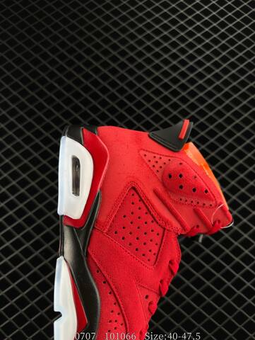 Jordan Air Jordan 6 Red Black White EU 40-47 5 Basketball Shoe - Men's (BS-81095)