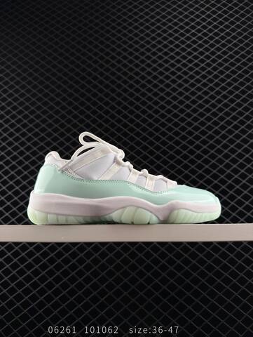 Jordan Air Jordan 11 Retro Low Igloo White Mint Green EU 36-47 Basketball Shoe - Unisex (BS-81148)