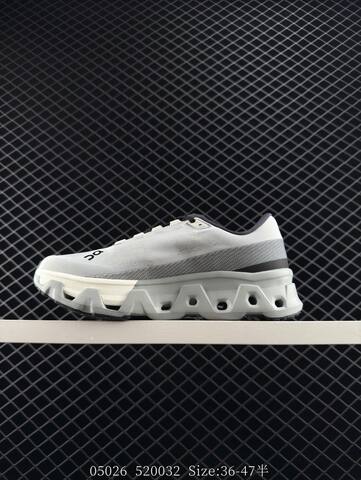 On Cloudmonster Hyper White Grey Black EU 36-47 Running Shoe Running Sneakers - Unisex (BS-85577)