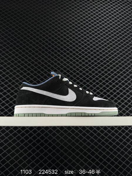 Nike Dunk SB Low Black White Grey Light Green EU 36-46 5 skate lifestyle