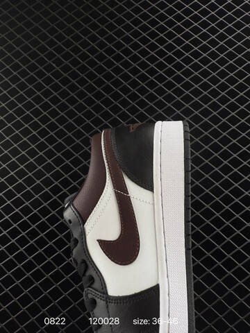 Jordan Air Jordan 1 Low Black White Brown EU 36-46 Sneaker - Unisex (BS-80854)