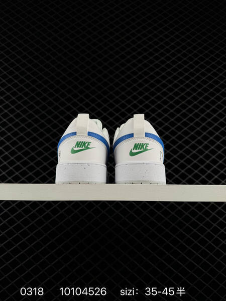 Nike Court Borough Low 2 GS White Blue Green 35-45 5 casual lifestyle