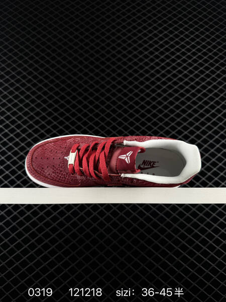 Nike Air Force 1 Low burgundy red and white EU 36-45 lifestyle