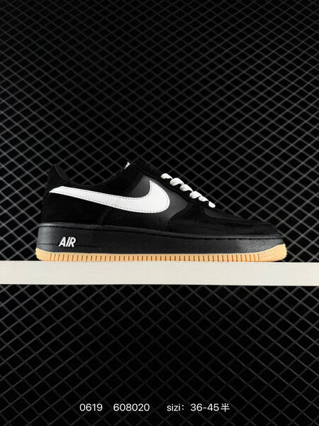 Nike Air Force 1 07 Low IB6388-200 black white gum EU 36-45 sneaker