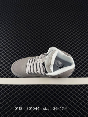 Jordan Air Jordan 5 Retro High Grey White Light Blue EU 36-47 Basketball Shoe - Unisex (BS-79806)