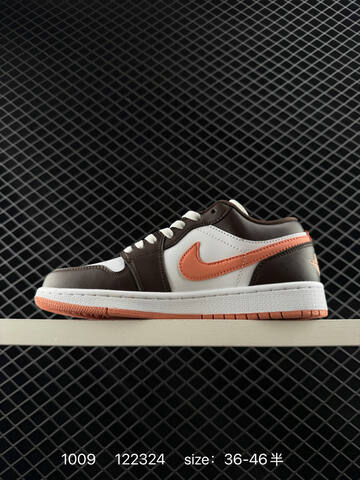Jordan Air Jordan 1 Low Brown White Peach EU 36-46 Sneaker - Unisex (BS-80559)