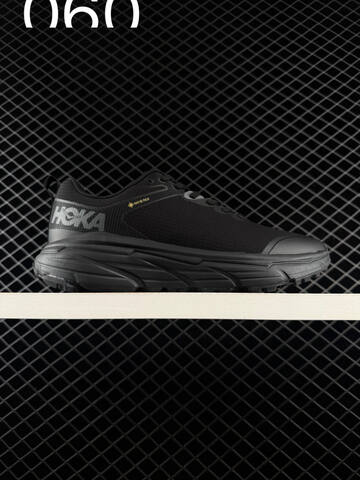 HOKA ONE ONE Challenger ATR 6 GTX Black Dark Grey Trail Shoe Trail Running Sneakers (BS-86211)