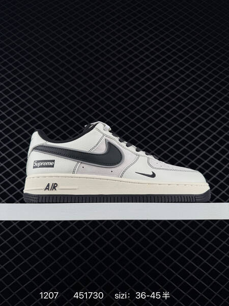 Nike Air Force 1 07 LV8 white grey black EU 36-45 5 lifestyle