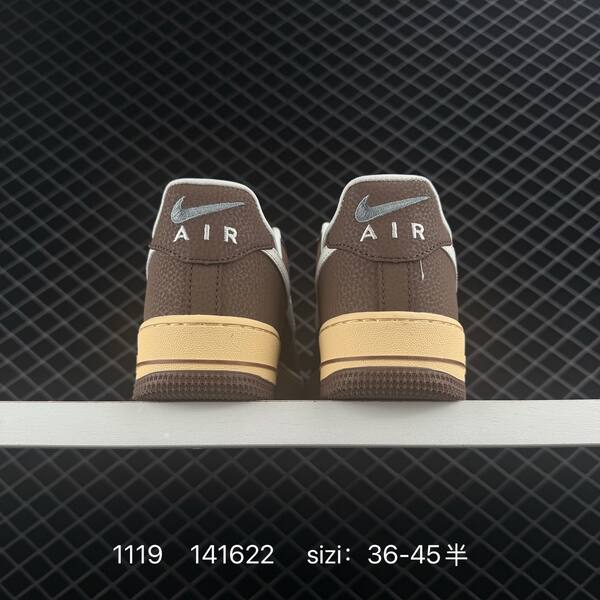 Nike Air Force 1 07 brown and cream white 36-45 lifestyle