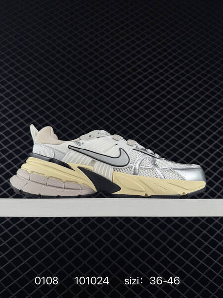Nike V2K Run White Silver Cream Black EU 36-46 running lifestyle