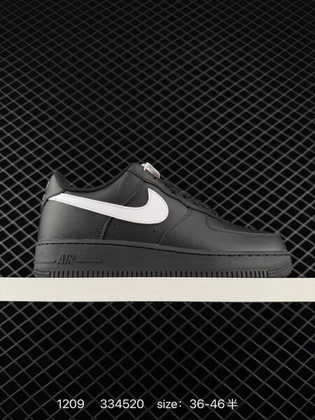 Nike Air Force 1 07 black white 36-46 5 casual lifestyle