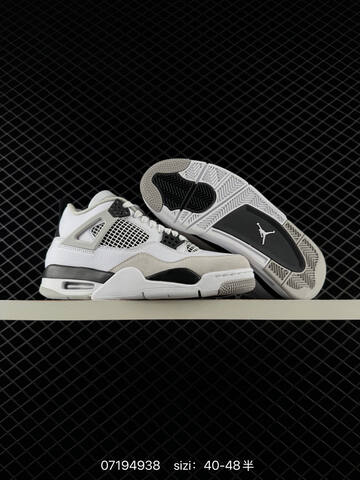 Jordan Air Jordan 4 Retro Military Black DH6927-111 40 40 5 41 42 42 5 43 44 44 5 45 46 47 Lifestyle - Men's (BS-78952)