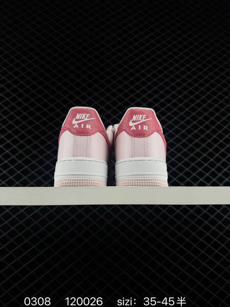 Nike Air Force 1 light pink white with rose pink accents 35-45 5 casual lifestyle