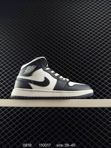 Jordan Air Jordan 1 Mid Black White Red Beige EU 36-45 Basketball Shoe - Unisex (BS-80883)