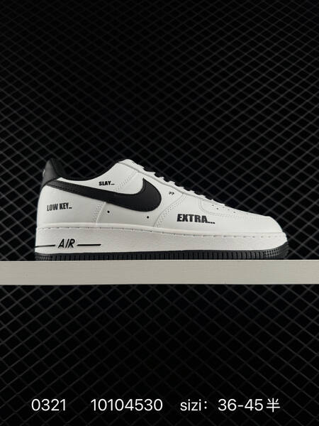 Nike Air Force 1 07 White Black EU 36-45 lifestyle