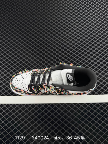 Nike SB Dunk Low Black White Multicolor Yellow EU 36-45 skate lifestyle