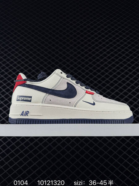 Nike Air Force 1 07 white grey red navy EU 36-45 lifestyle