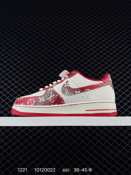 Nike Air Force 1 07 White Red EU 36-45 lifestyle