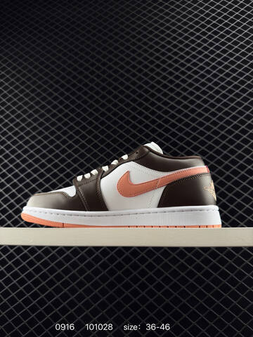 Jordan Air Jordan 1 Low White Brown Peach EU 36-46 Sneaker - Unisex (BS-80702)