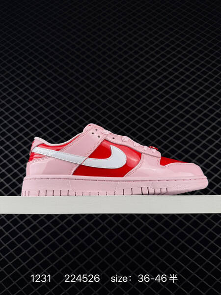 Nike Dunk Low Pink Red White EU 36-46 5 skate lifestyle