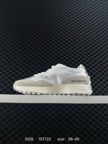 New Balance 327 White Light Grey Off White EU 36-45 Sneaker - Unisex (BS-82664)
