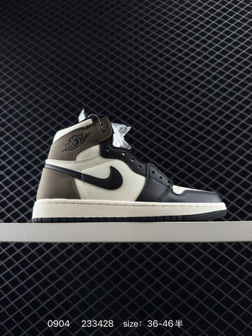 Jordan Air Jordan 1 Retro High OG Black Grey White EU 36-46 Basketball Shoe - Unisex (BS-80772)