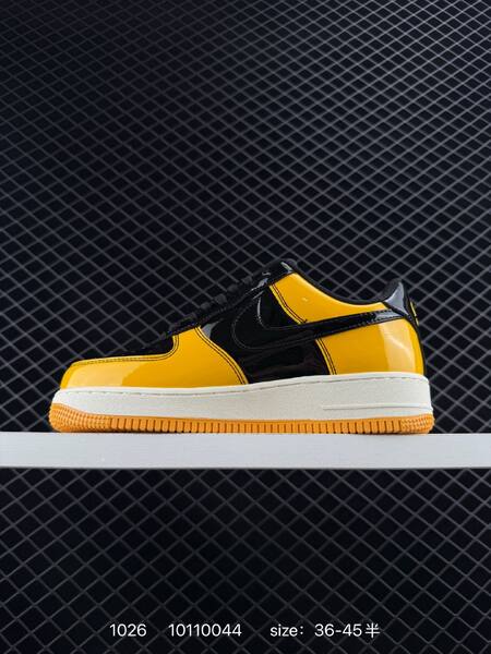 Nike Air Force 1 07 LV8 black yellow EU 36-45 lifestyle