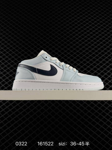 Jordan Air Jordan 1 Low Light Blue White Dark Navy Light Grey Light Pink EU 36-45 Skate Shoe - Unisex (BS-79629)