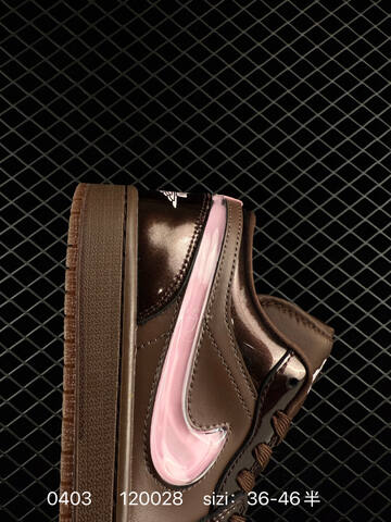 Jordan Air Jordan 1 Low Dark Brown Light Pink Bronze EU 36-46 Sneaker - Unisex (BS-79557)