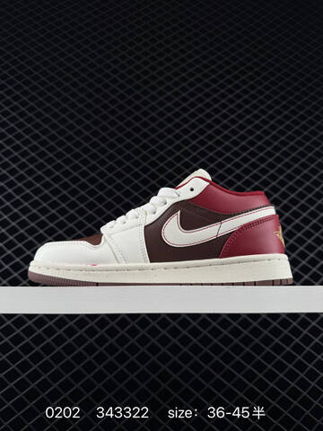 Jordan Air Jordan 1 Low Sail Brown Red Gold EU 36-45 Sneaker - Unisex (BS-79731)