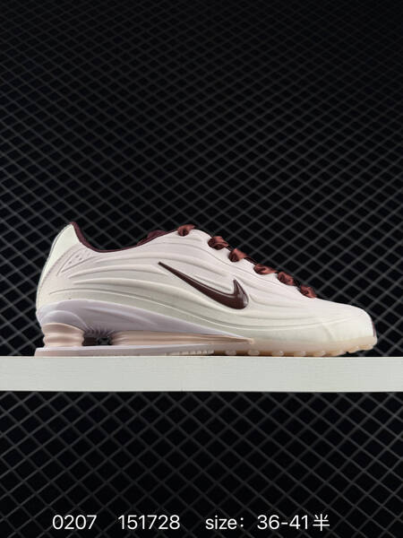 Nike Shox R4 Sail Cream with Brown EU 36-41 5 lifestyle