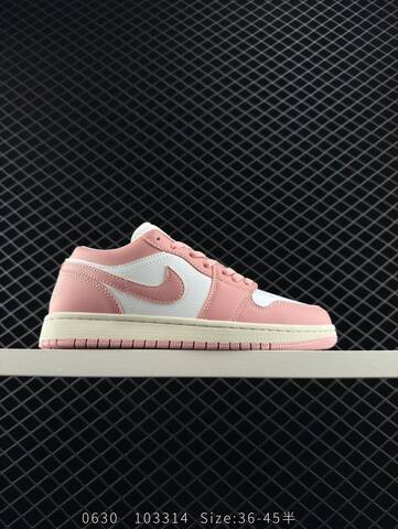 Jordan Air Jordan 1 Low White Pink Sail EU 36-45 Sneaker - Unisex (BS-81123)