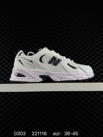 New Balance 530 White Silver Red Black EU 36-45 Sneaker - Unisex (BS-82335)