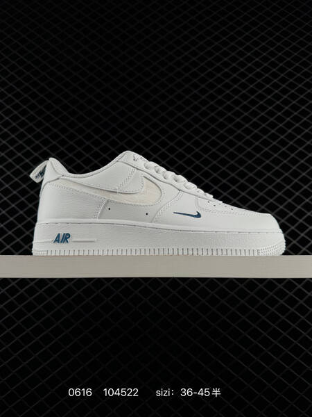 Nike Air Force 1 07 Low white dark blue EU 36-45 skate shoe