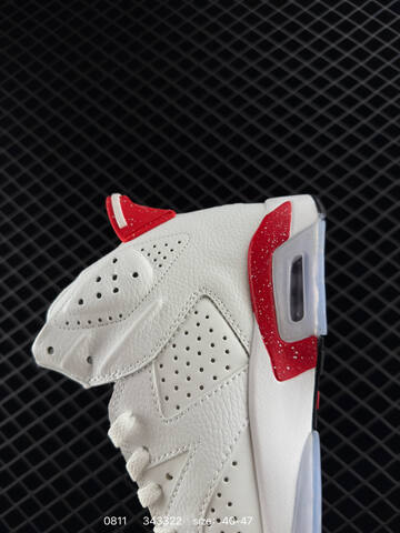 Jordan Air Jordan 6 Retro Olympic 2024 White Red EU 40-47 Basketball Shoe - Men's (BS-80931)