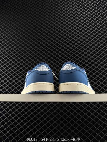 Jordan Air Jordan 1 Low White Navy Sail EU 36-46 Sneaker - Unisex (BS-81177)