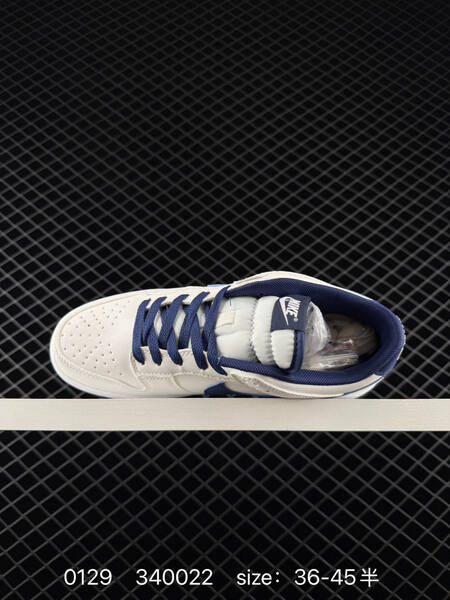Nike Dunk Low white navy blue 36-45 lifestyle