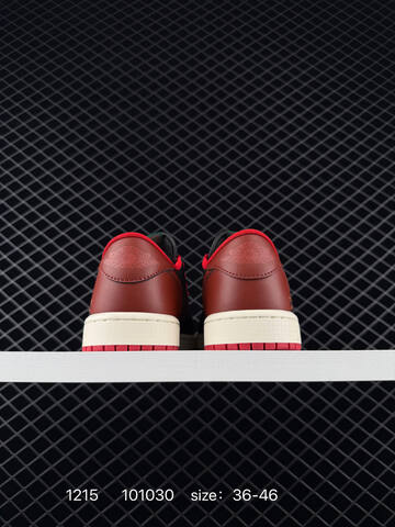 Jordan Air Jordan 1 Low CZ0775-036 Black Red Sail Gold EU 36-46 Sneaker - Unisex (BS-80056)