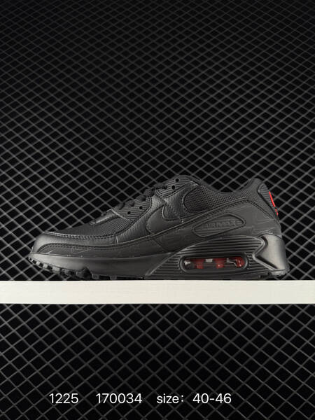 Nike Air Max 90 Black Red EU 40-46 lifestyle