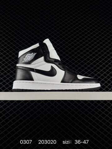 Jordan Air Jordan 1 Mid White Black EU 36-47 Basketball Shoe - Unisex (BS-79696)