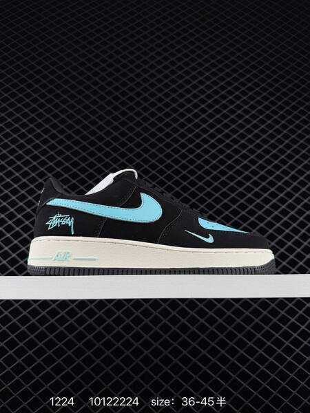 Nike Air Force 1 Low black turquoise EU 36-45 5 lifestyle