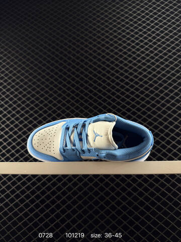 Jordan Air Jordan 1 Low White University Blue EU 36-45 Sneaker - Unisex (BS-81005)