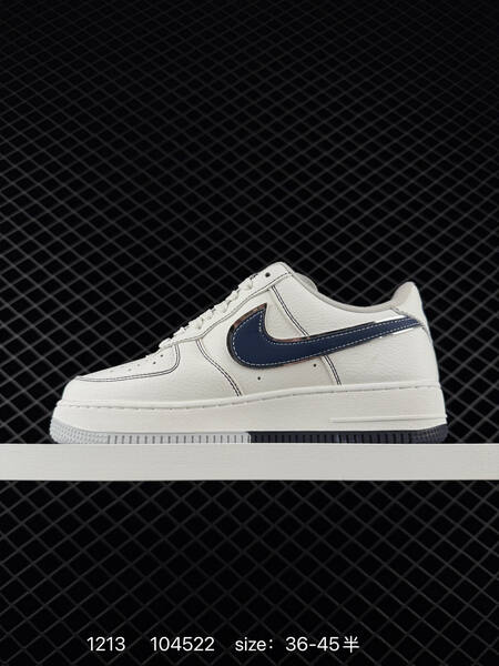 Nike Air Force 1 Low Stussy White Navy EU 36-45 lifestyle