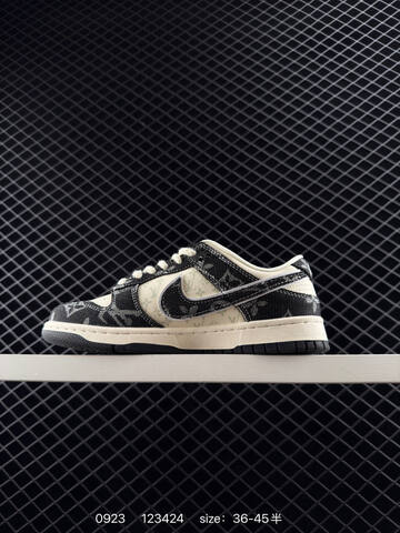 Nike Dunk Low x Louis Vuitton White Black Light Yellow EU 36-45 Skate Shoe - Unisex (BS-80650)
