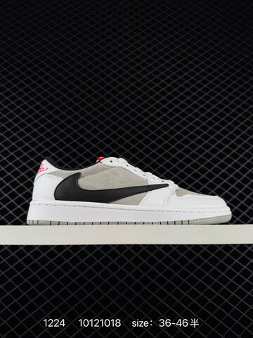 Jordan Air Jordan 1 Low OG SP Travis Scott White Grey Black Red EU 36-46 Sneaker - Unisex (BS-79999)
