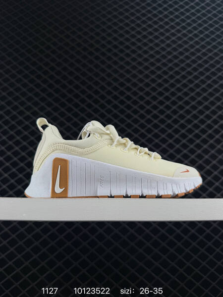 Nike Free Metcon 6 White Grey Pink 26-35 training lifestyle