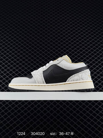 Jordan Air Jordan 1 Low DV1762-001 White Black Red EU 36-47 Sneaker - Unisex (BS-79996)