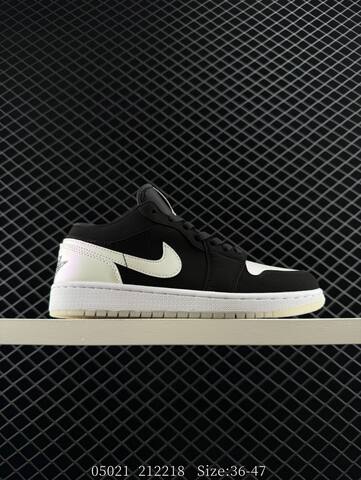 Jordan Air Jordan 1 Low Black White Red Pink EU 36-47 Sneaker - Unisex (BS-81330)