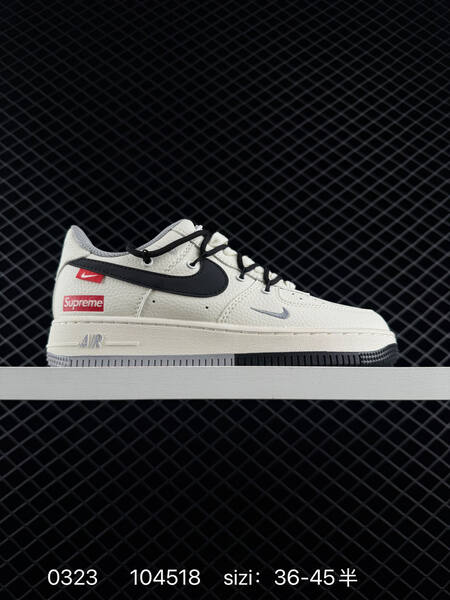 Nike Air Force 1 07 Low white gray black red 36-45 5 lifestyle